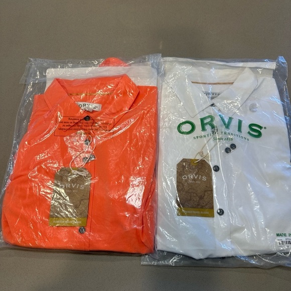 Orvis Top Womens Med Travel Blouse Button Up Collared Long Sleeve Work Career - Picture 1 of 2